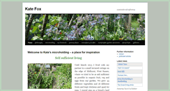 Desktop Screenshot of katefoxmicroholding.co.uk